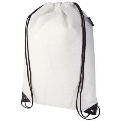 Borsa con coulisse in tessuto non tessuto riciclato certificato GRS Evergreen - 5L - cod. P130080